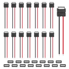 15Pcs Type-C Female 2 Pin Bare Wire Socket picture