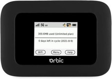 Orbic Speed 5G Mobile Hotspot (R500L5) Verizon Black - Good picture