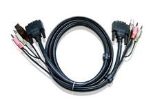 ATEN 2L-7D02UI - Video- / USB- / Audio-Kabel - USB Typ A, 4-polig, picture