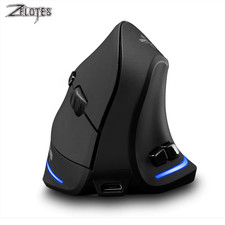 Zelotes F-35 Wireless Gaming Mouse Erect Position 2.4G Rechargeable Three Levels picture