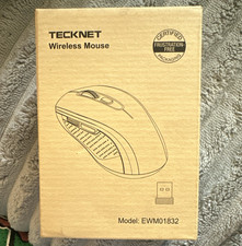 TeckNet Wireless Optical Mouse 2400 DPI 6-Button Scroll Wheel Black EWM01832 picture