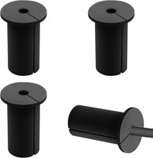 4Pcs Wall Cable Pass through Cable Grommets, Silicone Cable Grommets Holes Sleev picture