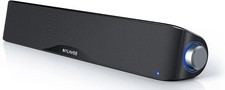 Nylavee SK100 Computer Soundbar Black AUX USB-Powered Bluetooth for Desktop PC picture