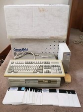 Vintage CompuAdd A002 Computer With Original Box, Keyboard, software, manual picture