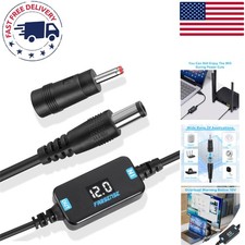 Safe & Lightweight 3FT USB to DC 12V Step Up Cable with Over-Protection Features picture