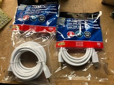 Monster 15FT + 6ft 1.82M High Performance USB 3.0 Data  Cable (White) Brand New picture