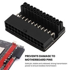 2PCS ATX 24 Pin 90 Degree Adapter Motherboard 24Pin Female To 24pin Male 90 MMQK picture