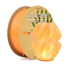 Translucent Orange PLA Filament, PLA Crystal Filament 1.75mm, 1KG picture