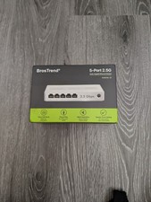 BrosTrend 5-Port 2.5G Muti-Gigabit Ethernet Switch Model No: S2 Plug&Play Silent picture
