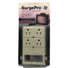 1987 GE Surge Pro Television Surge Protector Coaxial For Older TV VCR Stereo's picture