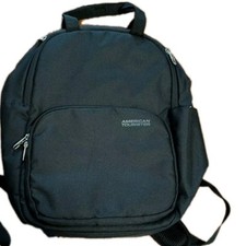 AMERICAN TOURISTER Brookside Laptop Backpack Black 15”H X 12”W NWOT Carry On picture