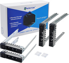 Pack-4 2.5 Inch Hard Drive Tray Caddy 0DXD9H DXD9H Compatible for Dell Poweredge picture