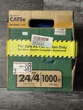 South Wire Open Box 1000 ft. Blue 24/4 CAT5e CMP (Plenum) Data Cable picture