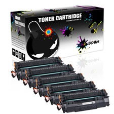 5 Black Toner Cartridges replace for HP Q7553A 53A LaserJet P2014 Series Printer picture