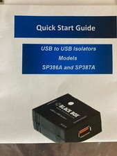 Black Box USB-to-USB Isolator 4-kV 1-Port SP386A/SP387A - NEW - Never Used picture