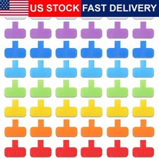 Cable Labels 50Pcs Multi Color Writable Reusable Nylon Wire Tags Waterproof Cord picture