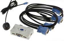 KALEA-INFORMATIQUE KVM Switch VGA USB 4 Ports Auto - Complete Kit picture