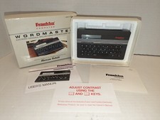 1988 WM-1000 Franklin Computer Wordmaster Merriam-Webster Tested Works W/Box picture