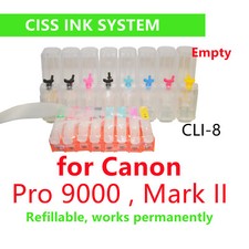 empty CIS CISS ink system for Canon Pixma Pro 9000 & Mark II cli-8 cartridge  * picture