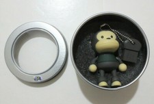 Cute Monkey USB Flash Memory Drive 4GB thumb drive - Grayish Brown picture
