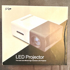 LED Projector Desktop Type with LED Display Technology, White/Black Housing picture