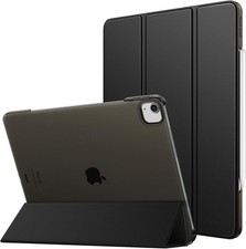 Slim Frosted Shell Case For iPad Air 13 and iPad Pro 12.9 (5th/6th Gen) Black picture