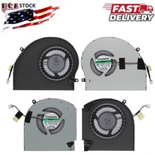 1 Pair CPU+GPU Cooling Fan for Dell Alienware 17 R4 R5 P31E ALW17C Laptop US picture