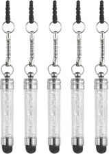 5Pcs Stylus Pen for Touch Screens Mini Crystal Diamond Capacitive picture