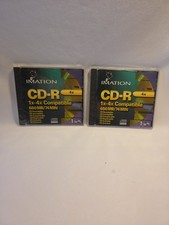 2 PACK  Imation CD-R  1x-4x Compatible 650 MB/74 Min (1998)  NEW  picture