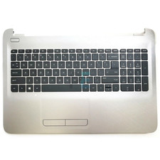 US for HP 15ac 15-AC Palmrest Touchpad Keyboard Upper Case Top Lid 813975-001 picture