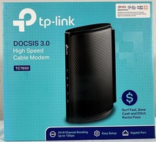 TP-Link TC7650 DOCSIS 3.0 High Speed Internet Broadband Cable Modem 24x8 Gigabit picture