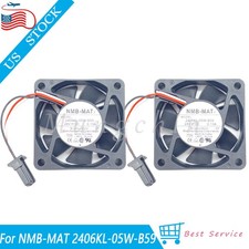 2PCS For NMB-MAT 2406KL-05W-B59 6015 24V 3-Pin Numerical Control Machinery Fan picture