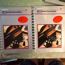 Apple Computer BPI General Accounting Software Apple III 5.25