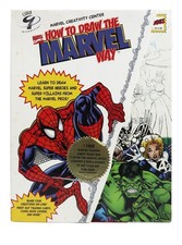 How To Draw The Marvel Way Comic Creativity Center Marvel 1996 Vintage PC CD-ROM picture