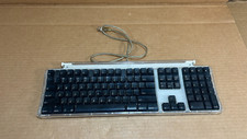 Apple OEM Wired USB Keyboard Original (M7803) for Mac - Black/Clear/Silver picture