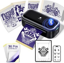 TP31 Tattoo Machine,tattoo stencil printer with 30pcs tattoo transfer paper picture
