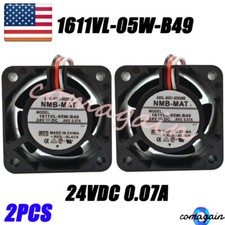 2PCS For NMB 1611VL-05W-B49 A90L-0001-0580#B FANUC Cooling Fan 3Wire 24VDC 0.07A picture