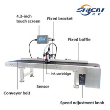 1PCS Auto Online Inkjet Printer Coder Standalone No Conveyor Free delivery picture