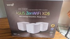 Asus ZenWiFi XD5 Whole Home Mesh WiFi 6 Router AX3000 Dual-Band White (3-Pack) picture