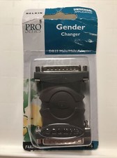 Belkin Pro Series Gender Changer DB25 Male/Male Adapter F4A251-New Sealed picture