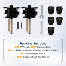 2 Pack A1 Mini/A1 Hotend, Print Head Hot End Kit Extruder High-Temperature 0.... picture