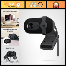 Full HD 1080p Webcam for Streaming & Video Calls - High-Quality, USB, Black picture