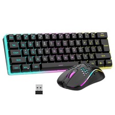Teclado Mecanico Inalambrico Với Raton Ligero Y Bateria Recargable Pro picture