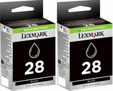 New Genuine Lexmark 28 2PK Ink Cartridges Box X Series X2550 Z Series Z1320 picture