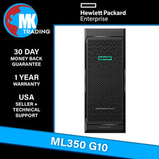 HPE ProLiant ML350 Gen10 Tower Server 2x Xeon Gold 5220 64GB 2x800GB SSD picture