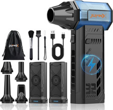 Air Duster - 250,000RPM Compressed Air Duster, Replaceable Batteries 2Pcs,Long L picture