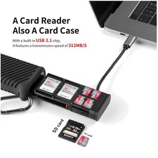 CreateMate High-Speed USB-C SD/Micro SD Card Reader Case picture