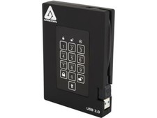 APRICORN Aegis Padlock Fortress 1TB USB 3.0 Portable Encrypted External Hard ... picture