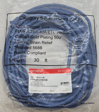 Proline Pro-30FCAT6-BE 30Ft Cat6 Patch Cable (UTP) Blue RJ-45 picture
