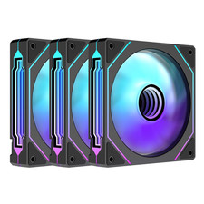 Prism4 Pro X3 120mm ARGB Reverse Case Fans,Infinity Mirror RGB Light Effect 5V 3 picture